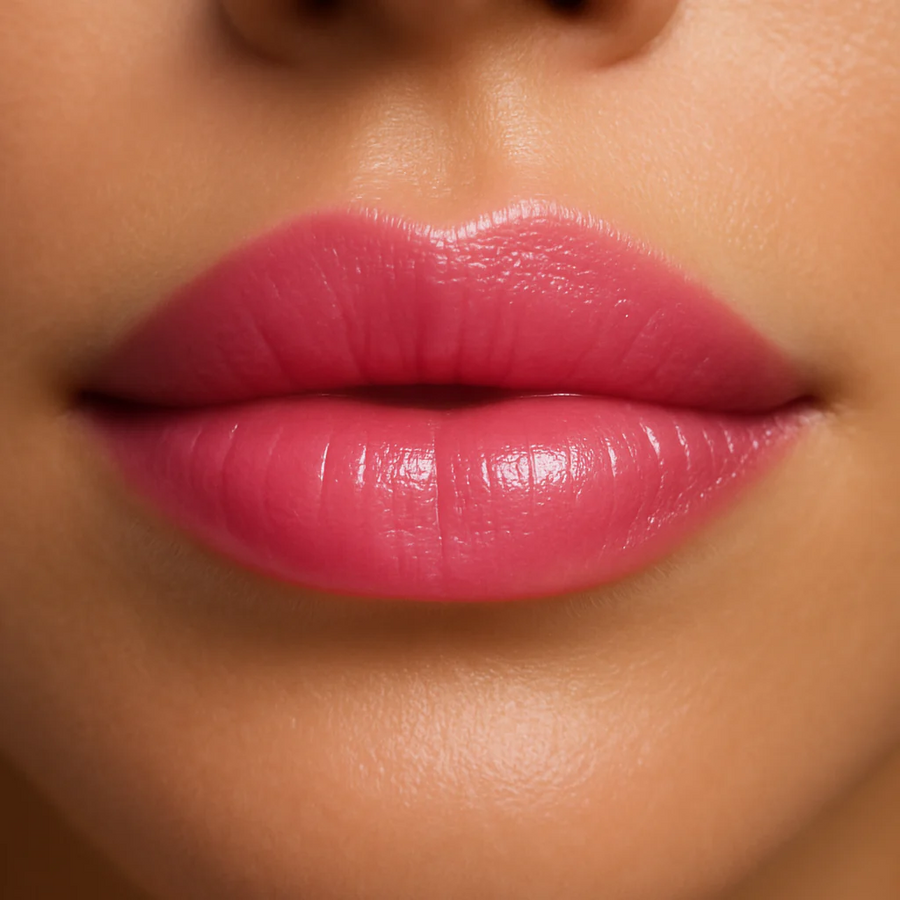 Before result with lipstick